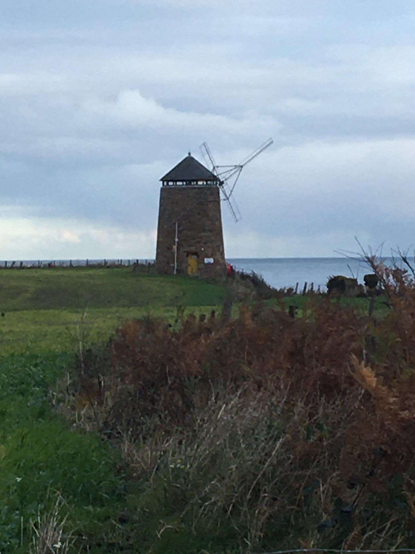 Broken Windmill Sails after a storm.